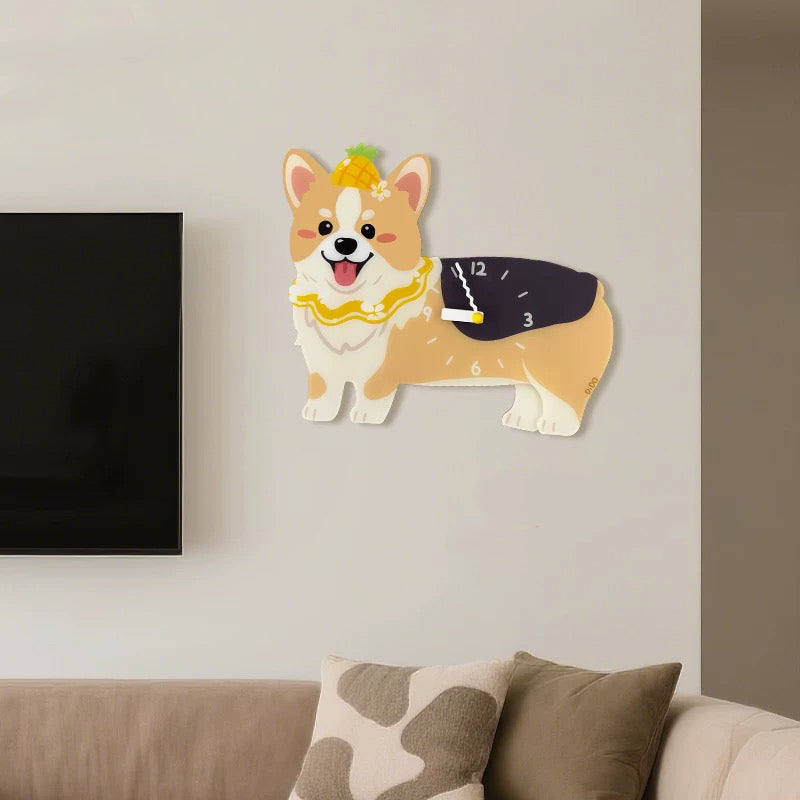 Corgi Wall Clock